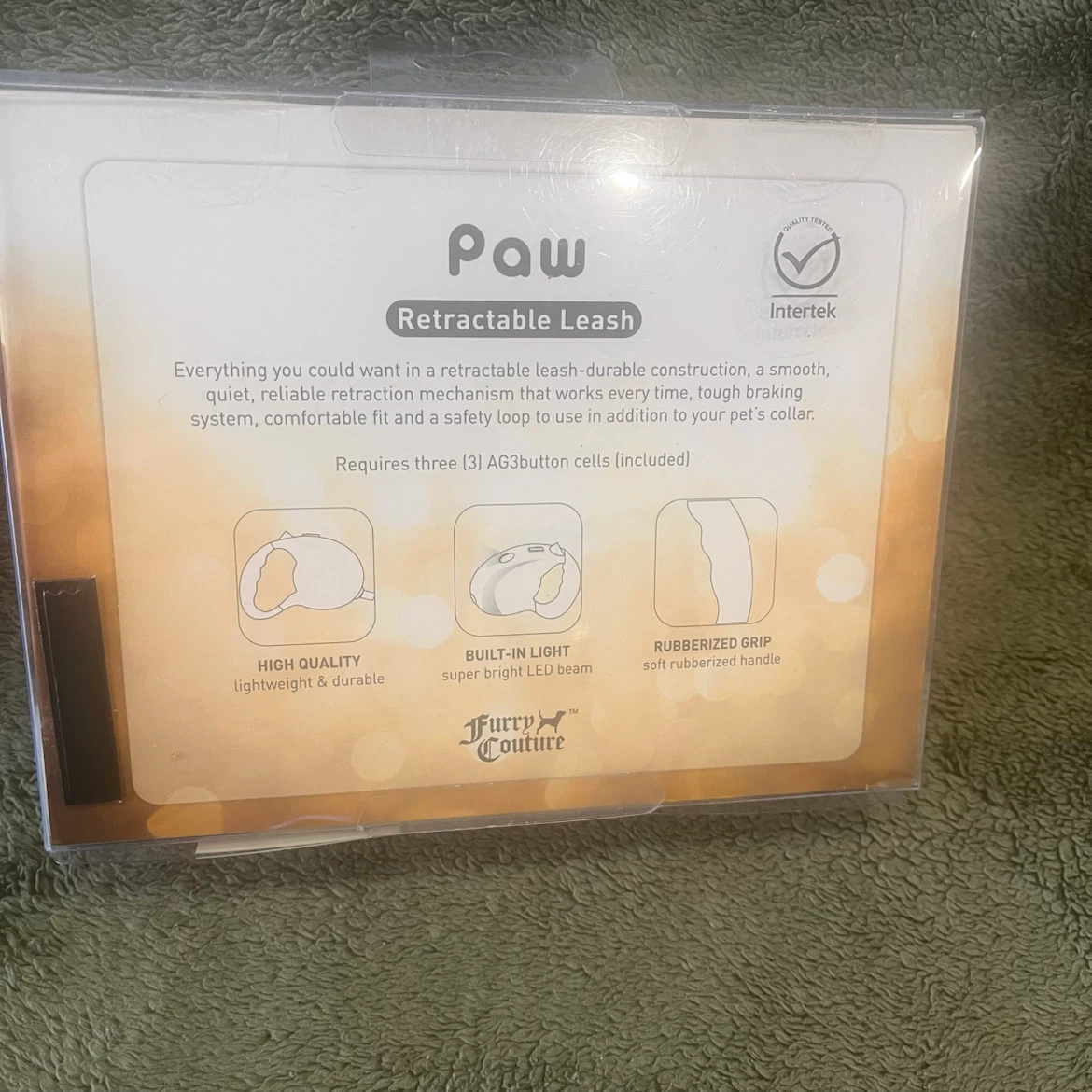 Paw Retractable Dog Leash with Built-In Light - photo 2