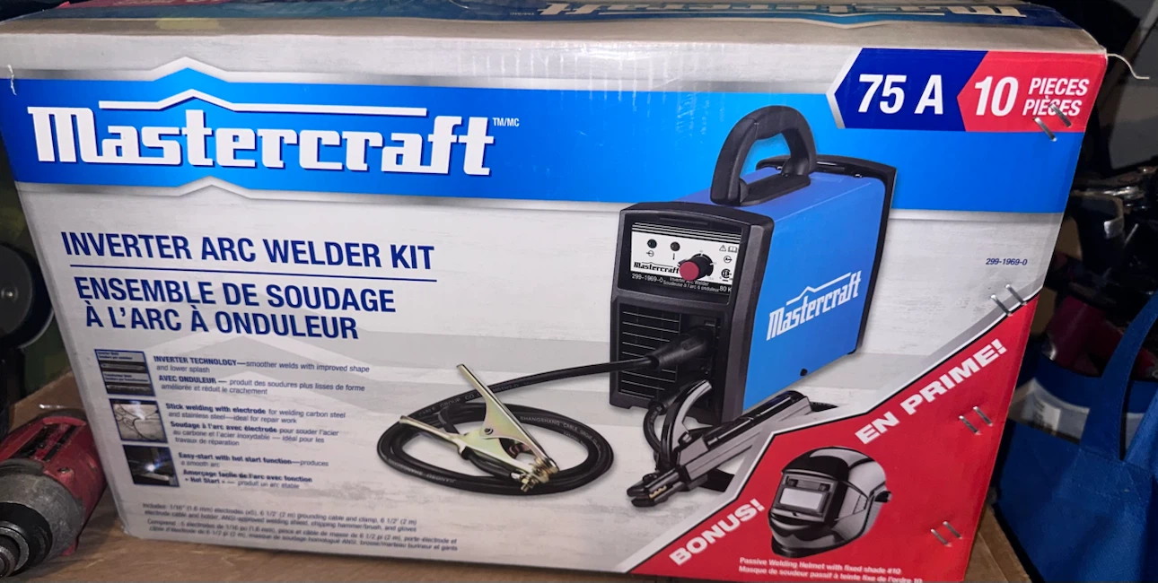 Mastercraft 75A Inverter Arc Welder Kit