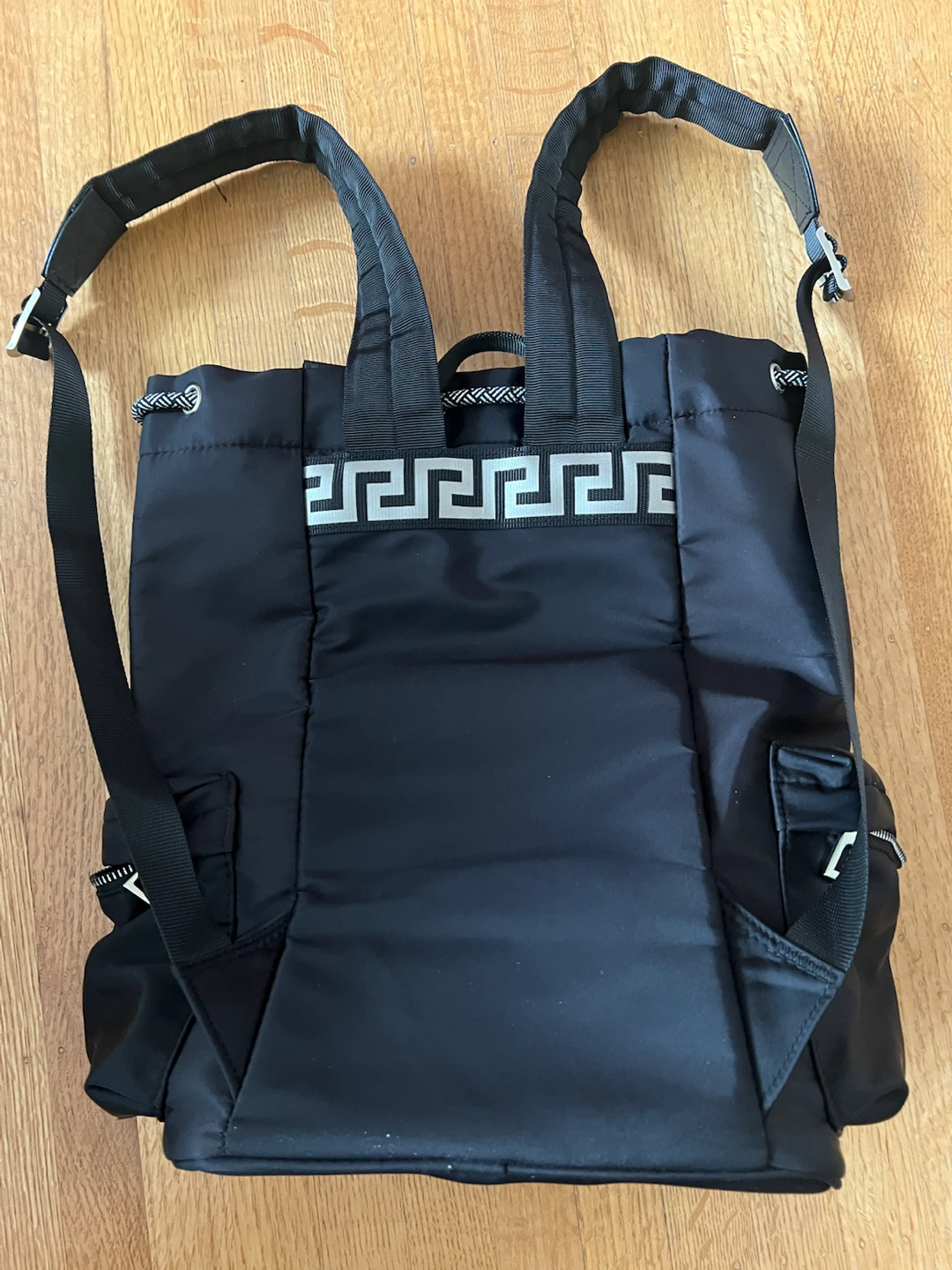 Versace Black Nylon Backpack - photo 2