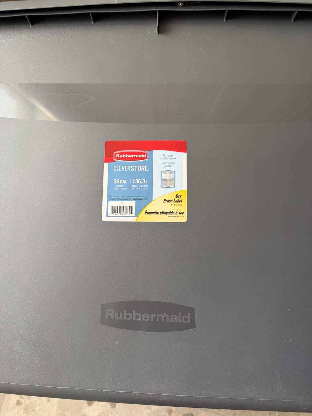 Rubbermaid Clever Store Storage Bin
