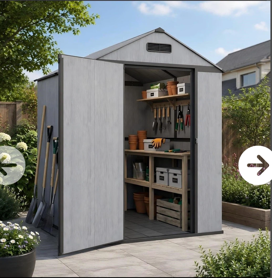 Brand new 4x6 Resin Storage Shed with Floor