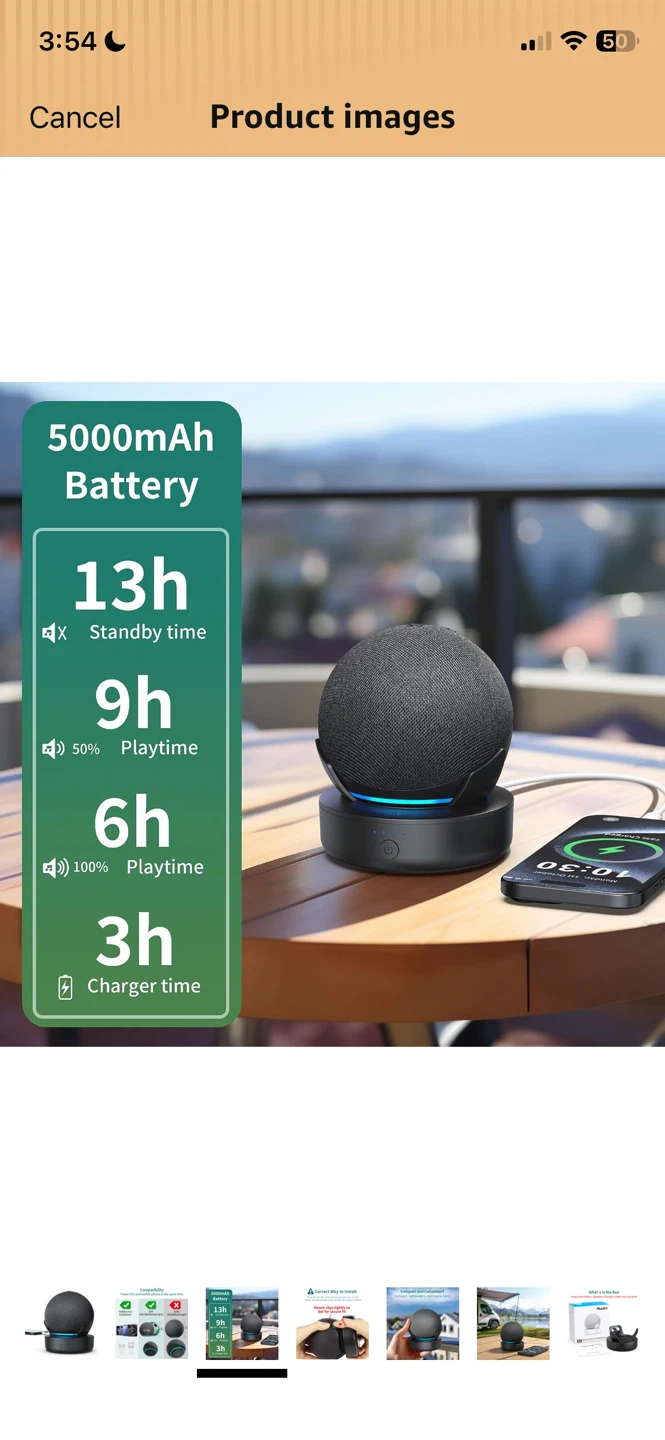 Battery Base for Echo Dot 4th/5th Gen - photo 4