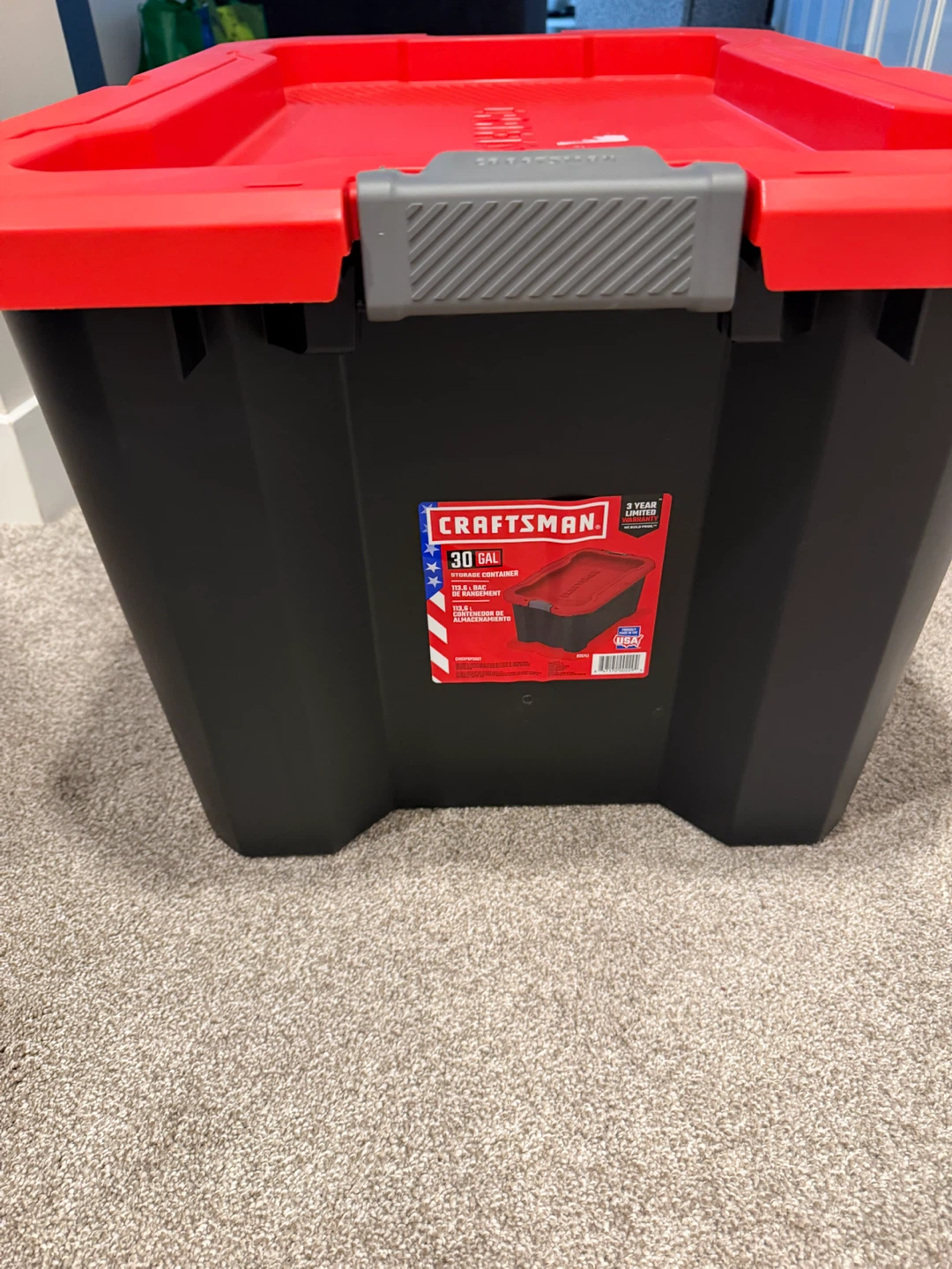 Craftsman 30 Gallon Storage Container