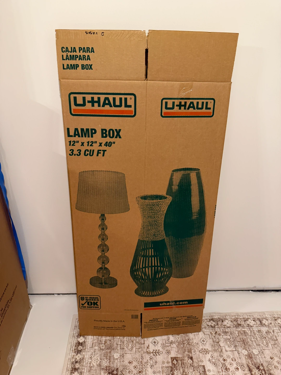 U-Haul Lamp Box Moving Boxes - photo 3