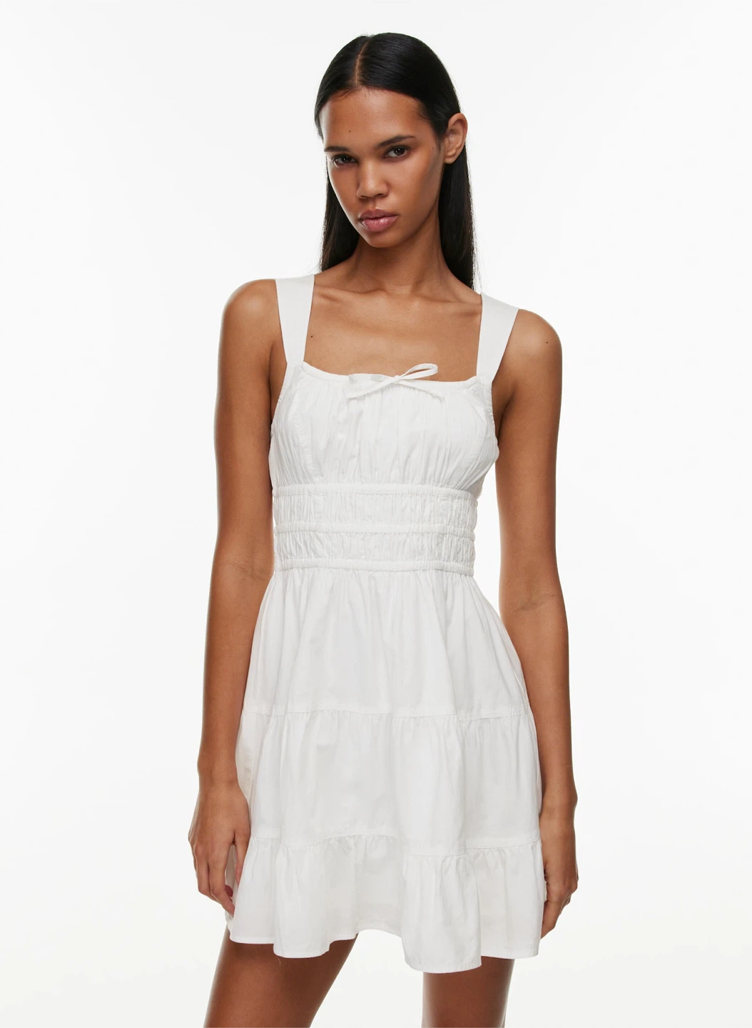 Sunday Best White Martine poplin Dress