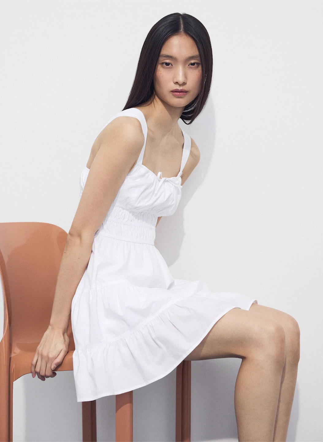 Sunday Best White Martine poplin Dress - photo 2