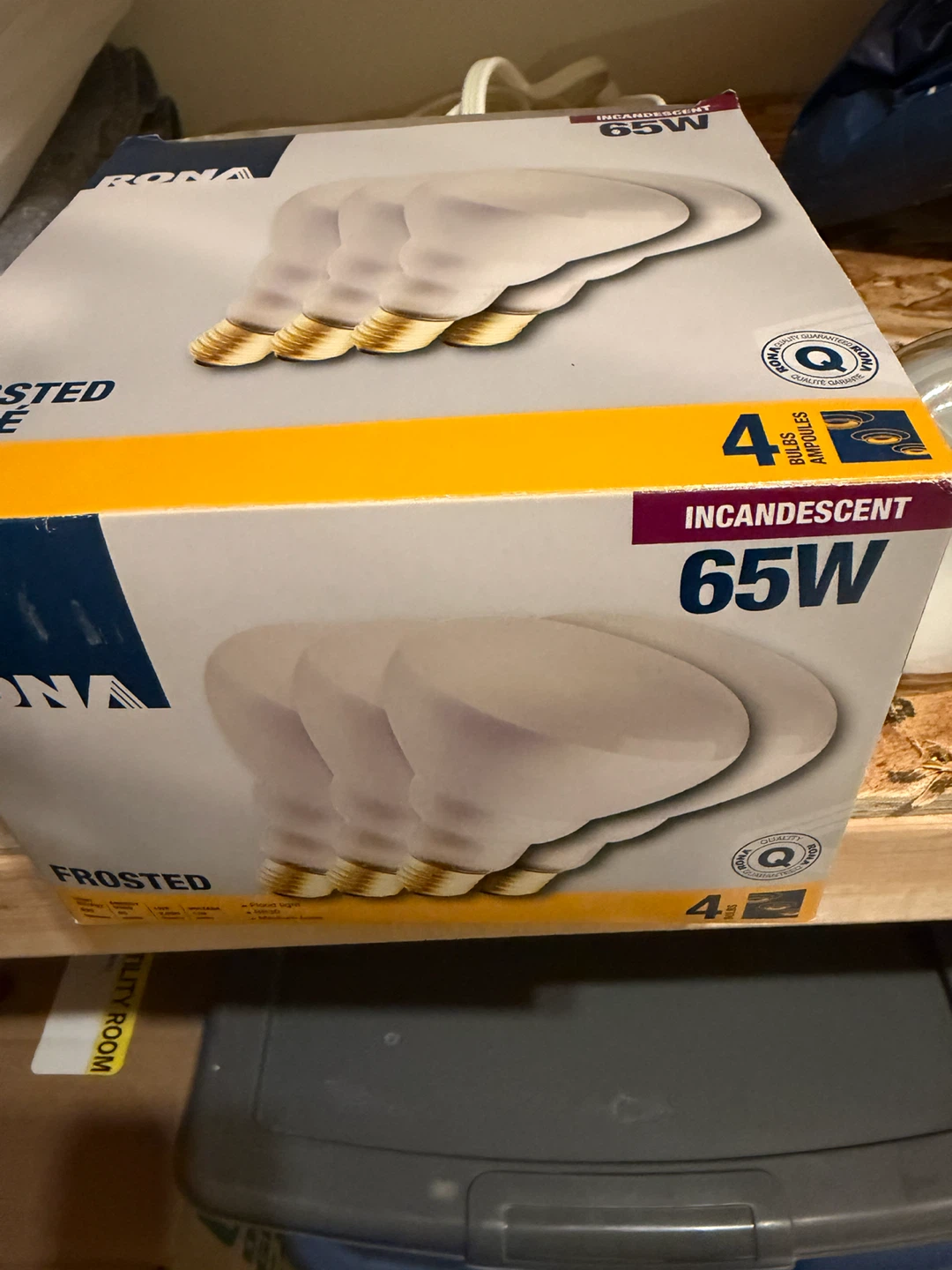 Bona Frosted Incandescent Light Bulbs - 65W