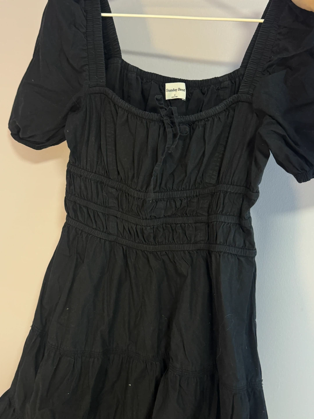 Sunday Best Black Martine Poplin Dress - photo 2