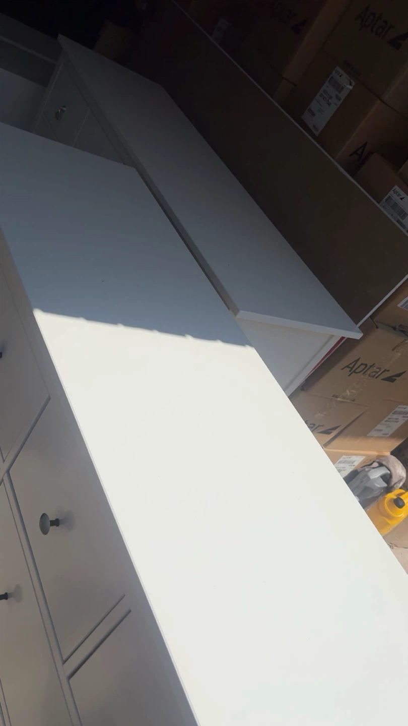 White Dresser with 8 Drawers - photo 2