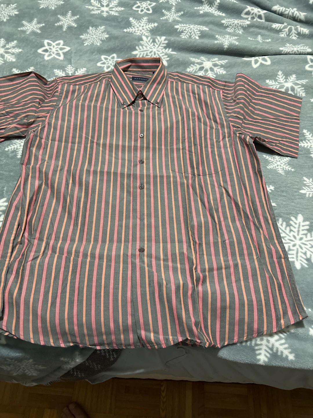 Attore Striped Dress short sleeve Shirt - photo 2
