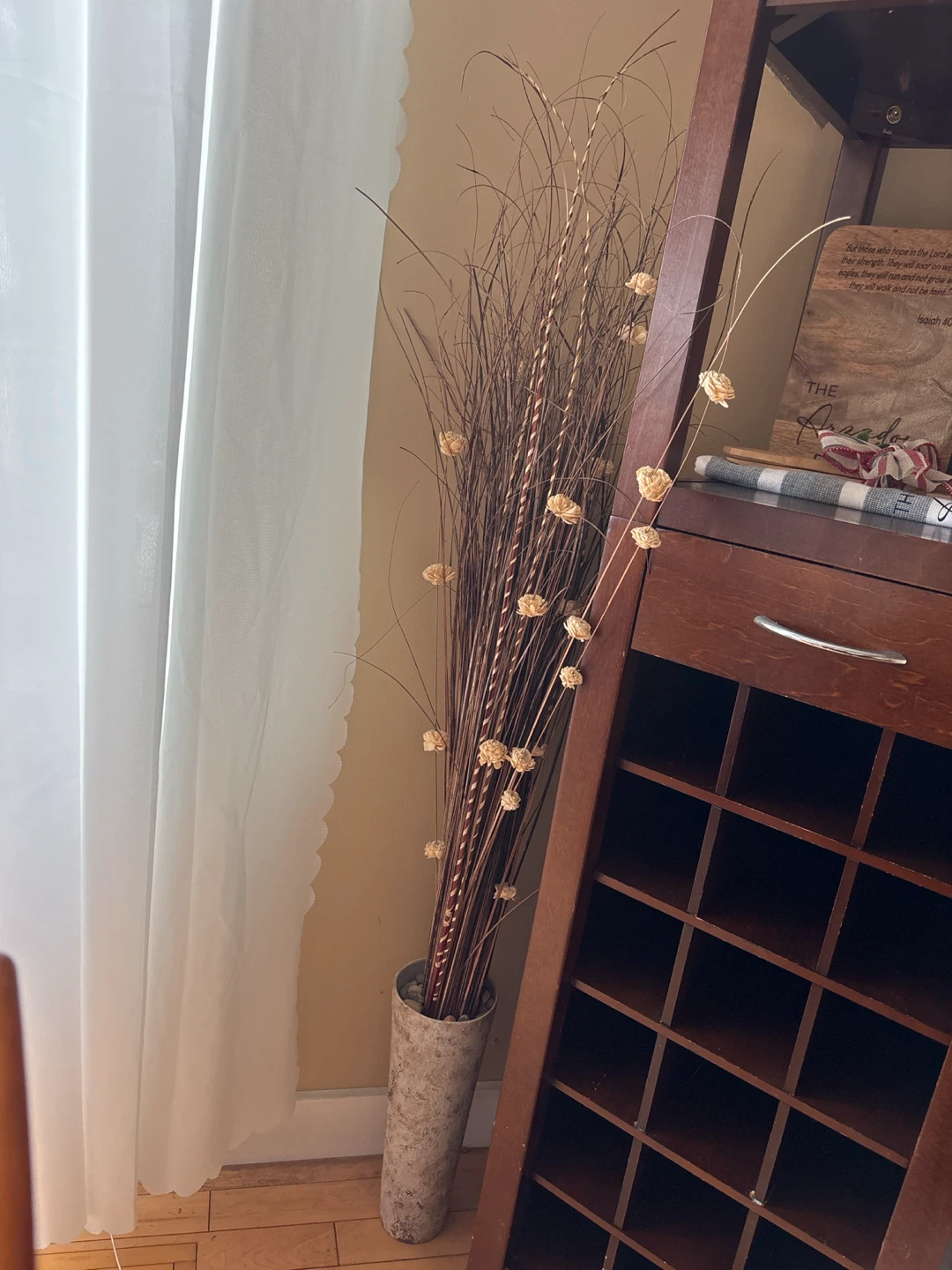 Decorative Vase with Dried Stems - photo 2