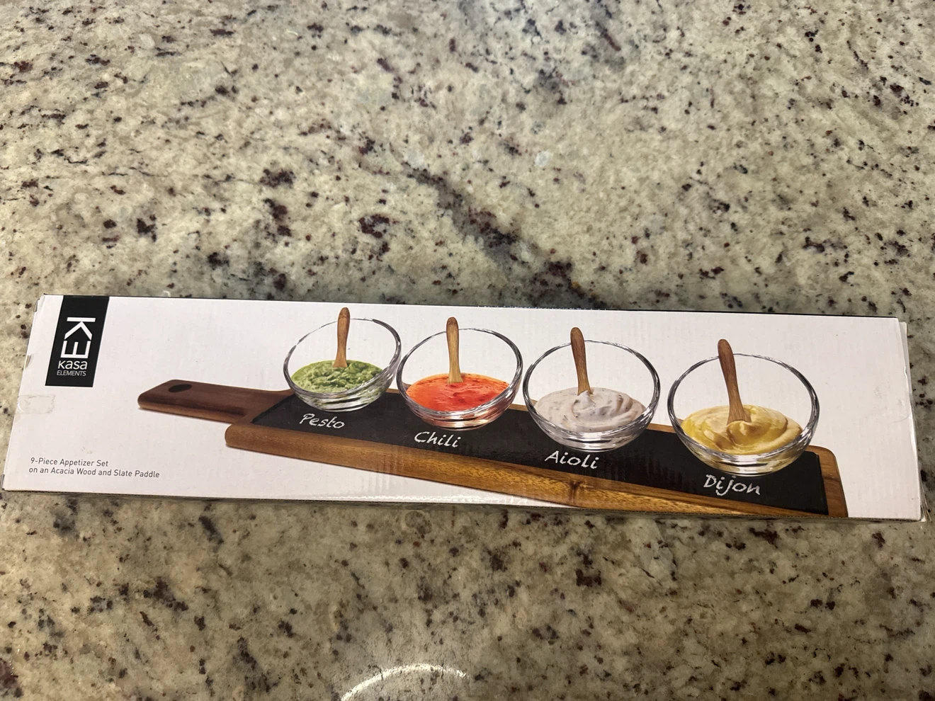 Kasa Elements 9-Piece Appetizer Set
