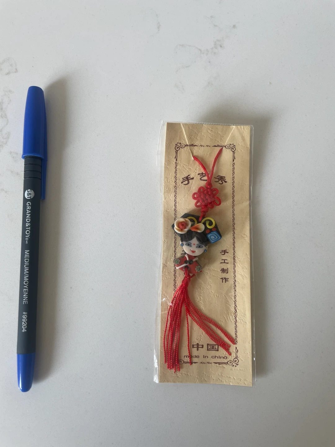Chinese Knot Ornament with Figurine