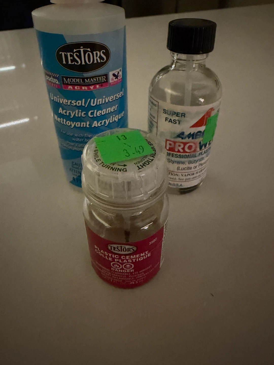 Testors and ProWeld Model Supplies