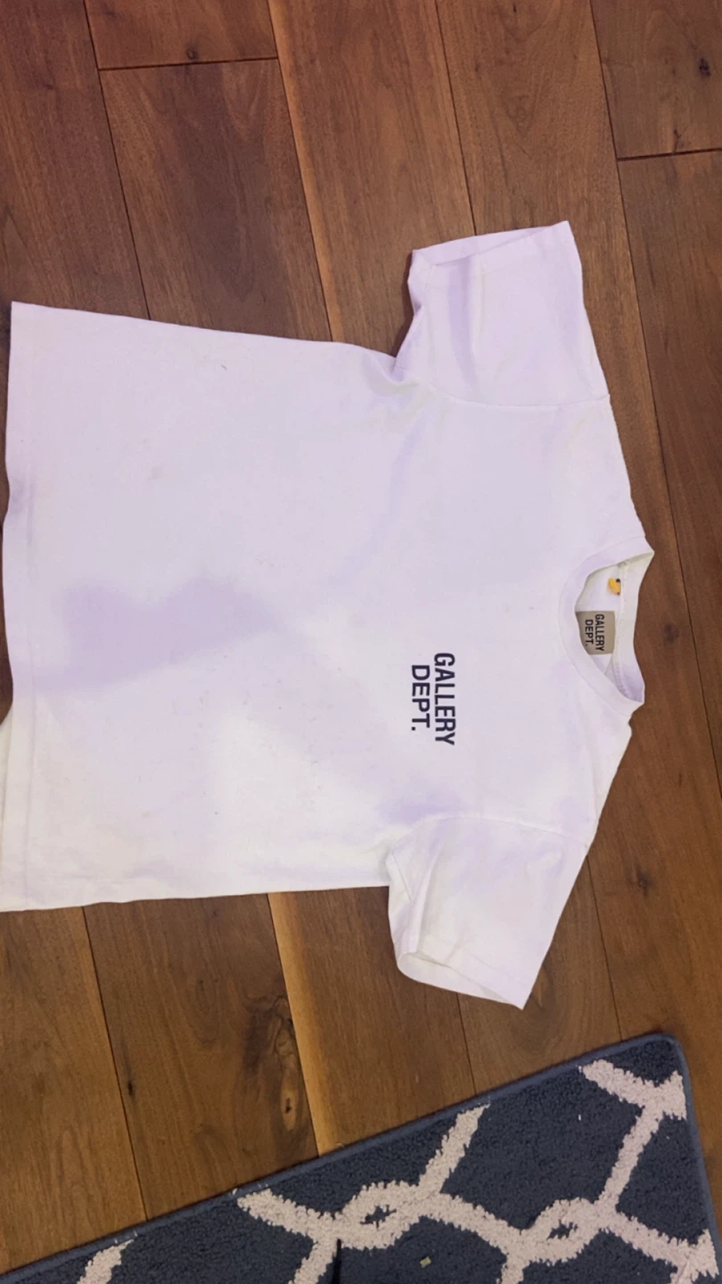 Gallery Dept. White Cotton T-Shirt