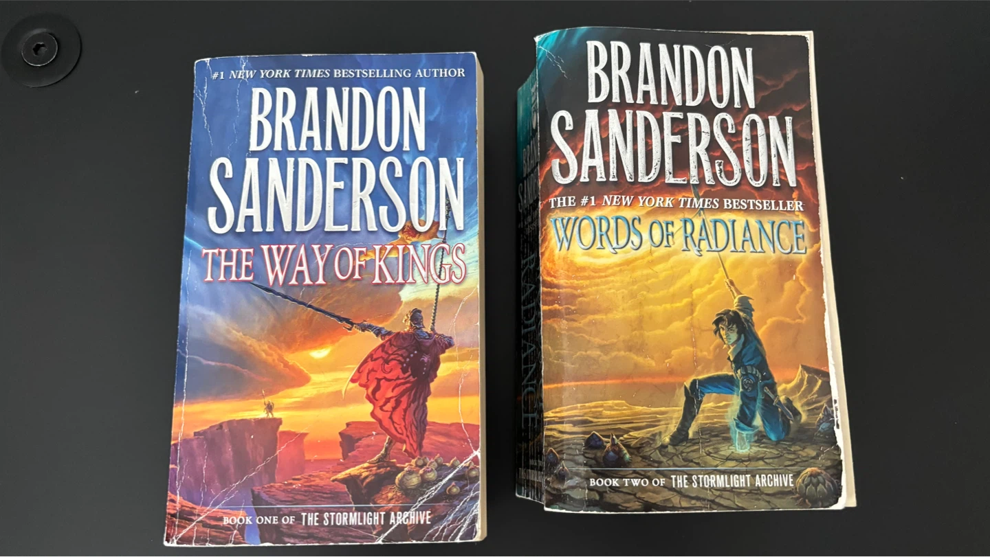 The Stormlight Archive books 1 &2 Brandon Sanderson
