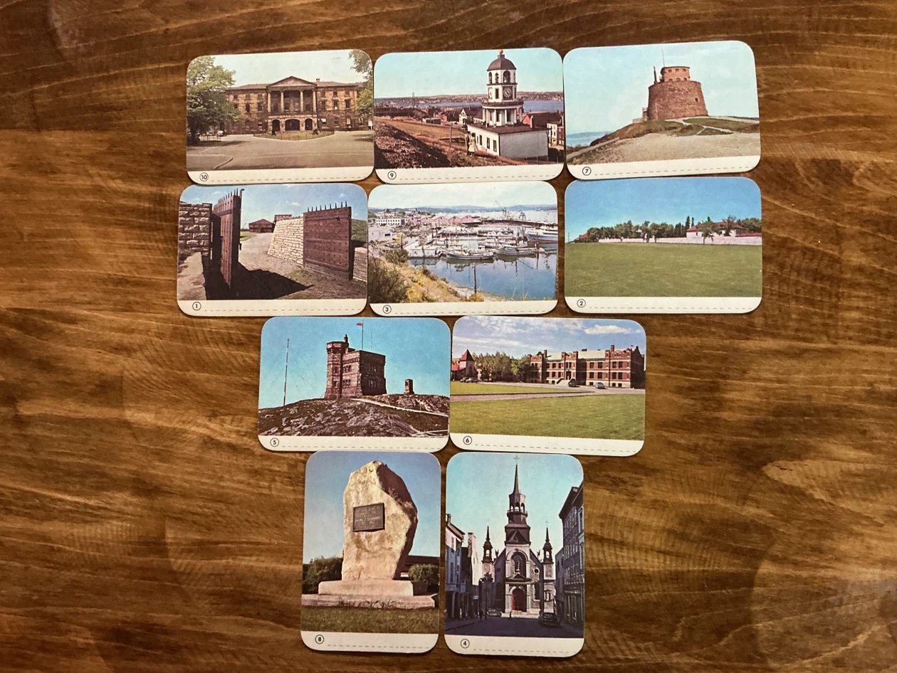 1961 SALADA TEA Complete HISTORIC CANADA PICTURE CONTEST Set !