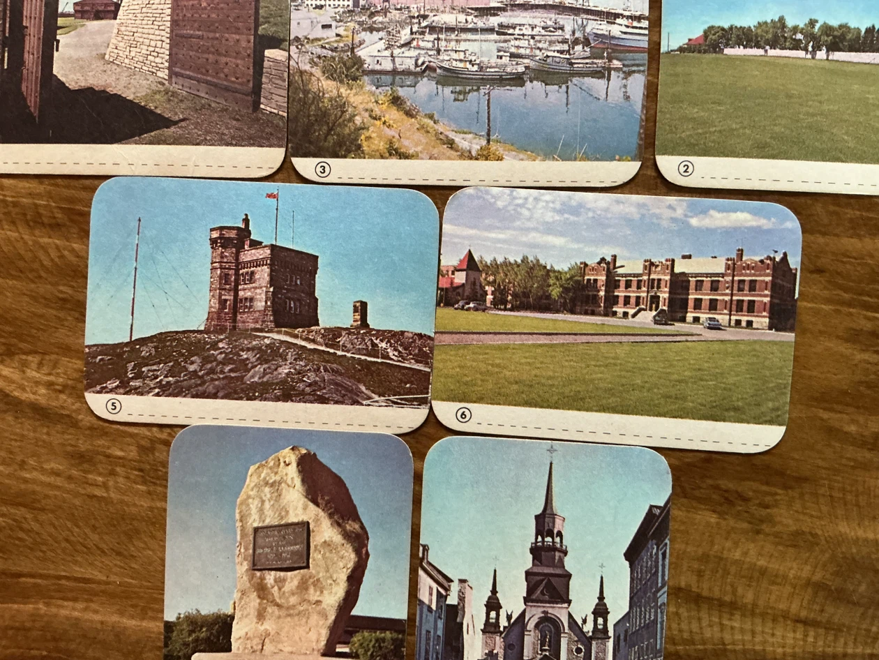 1961 SALADA TEA Complete HISTORIC CANADA PICTURE CONTEST Set ! - photo 4