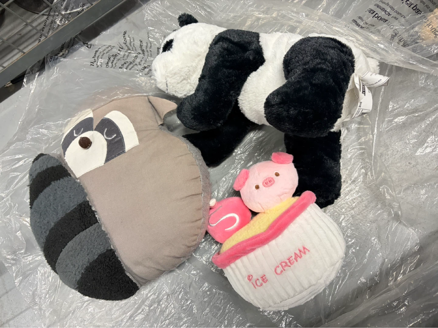 12 Plush Toys - Ice Cream, Pig, Duck, Cow, etc - photo 2