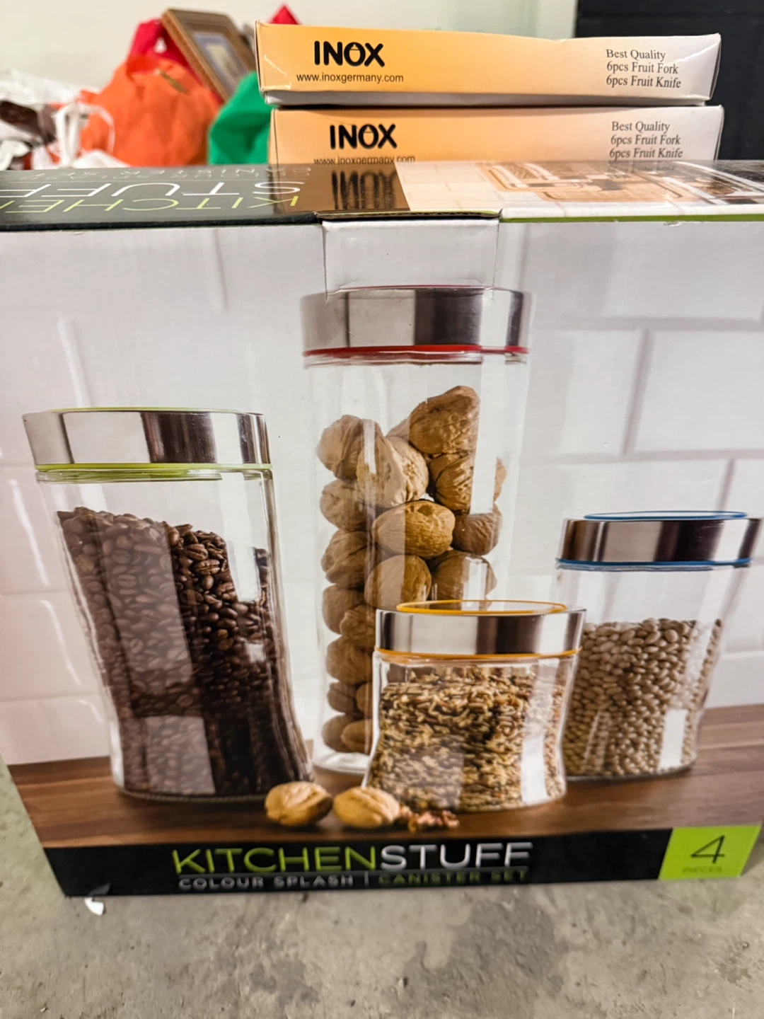 Kitchenstuff Colour Splash Canister Set