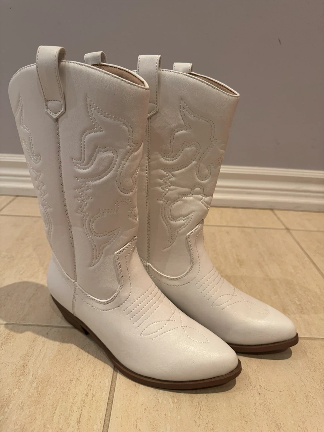 White Cowboy Boots