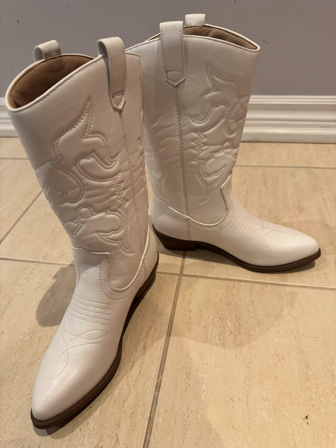 White Cowboy Boots - photo 2