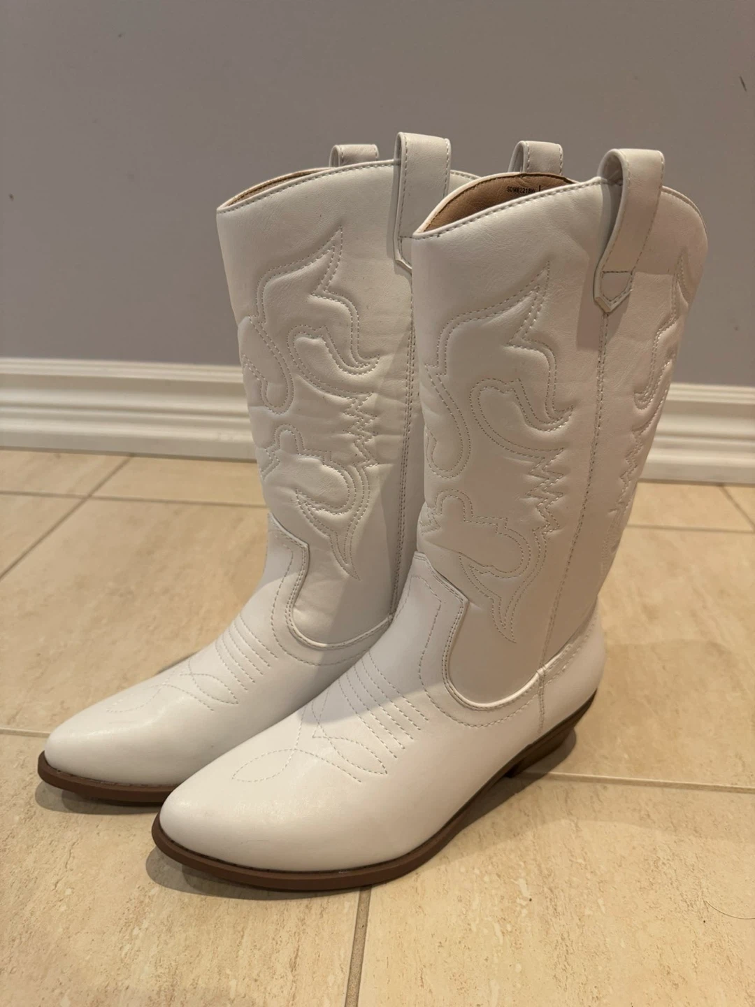 White Cowboy Boots - photo 3