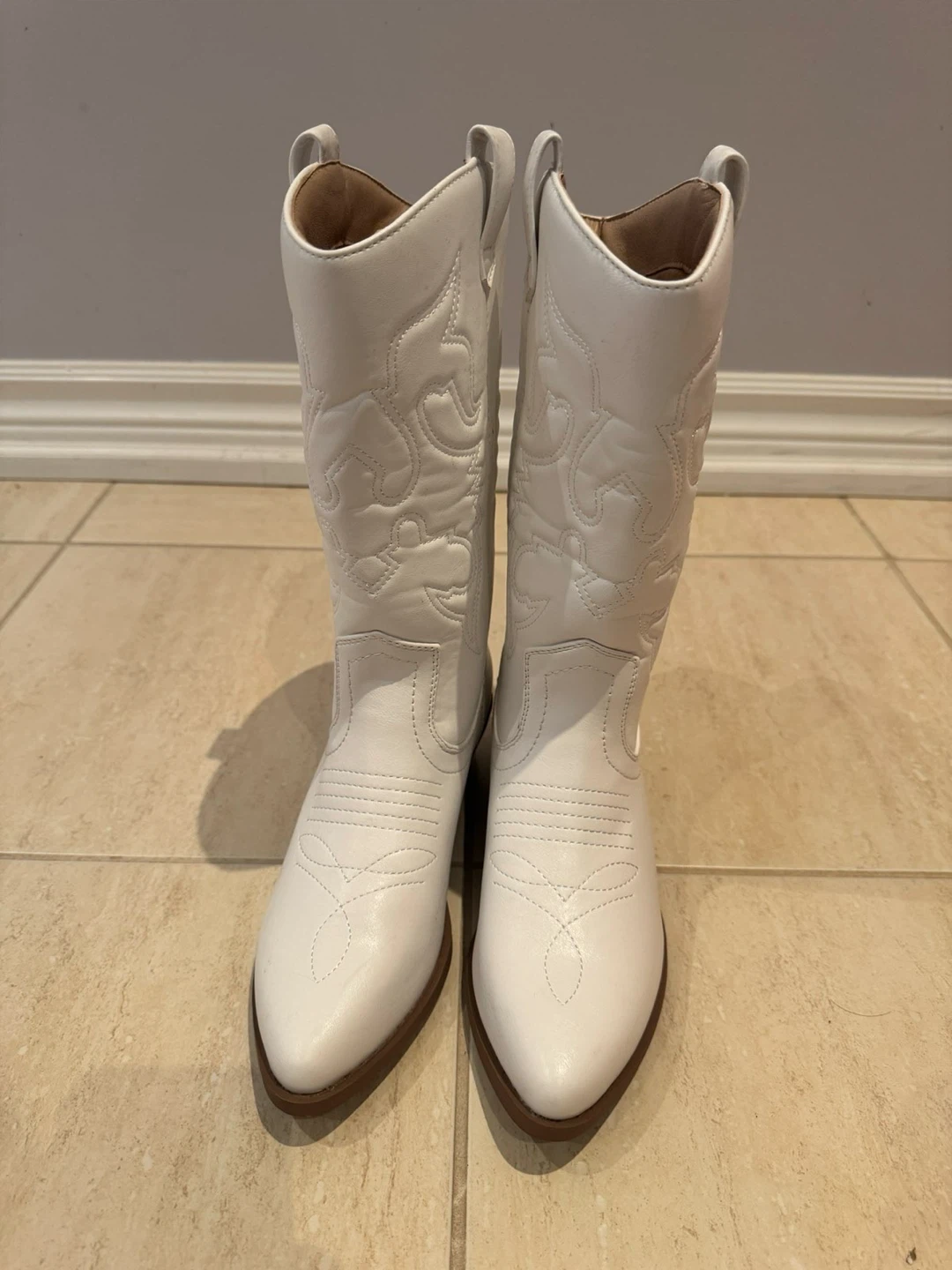White Cowboy Boots - photo 5