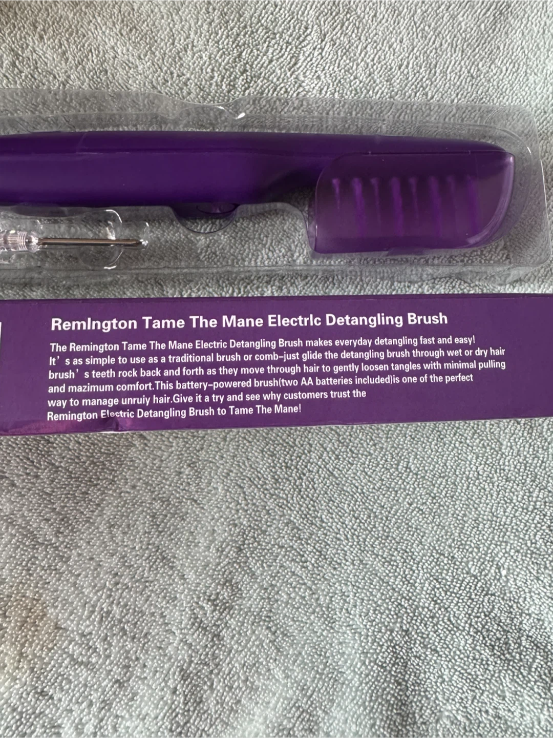 Remington Tame The Mane Electric Detangling Brush - photo 5