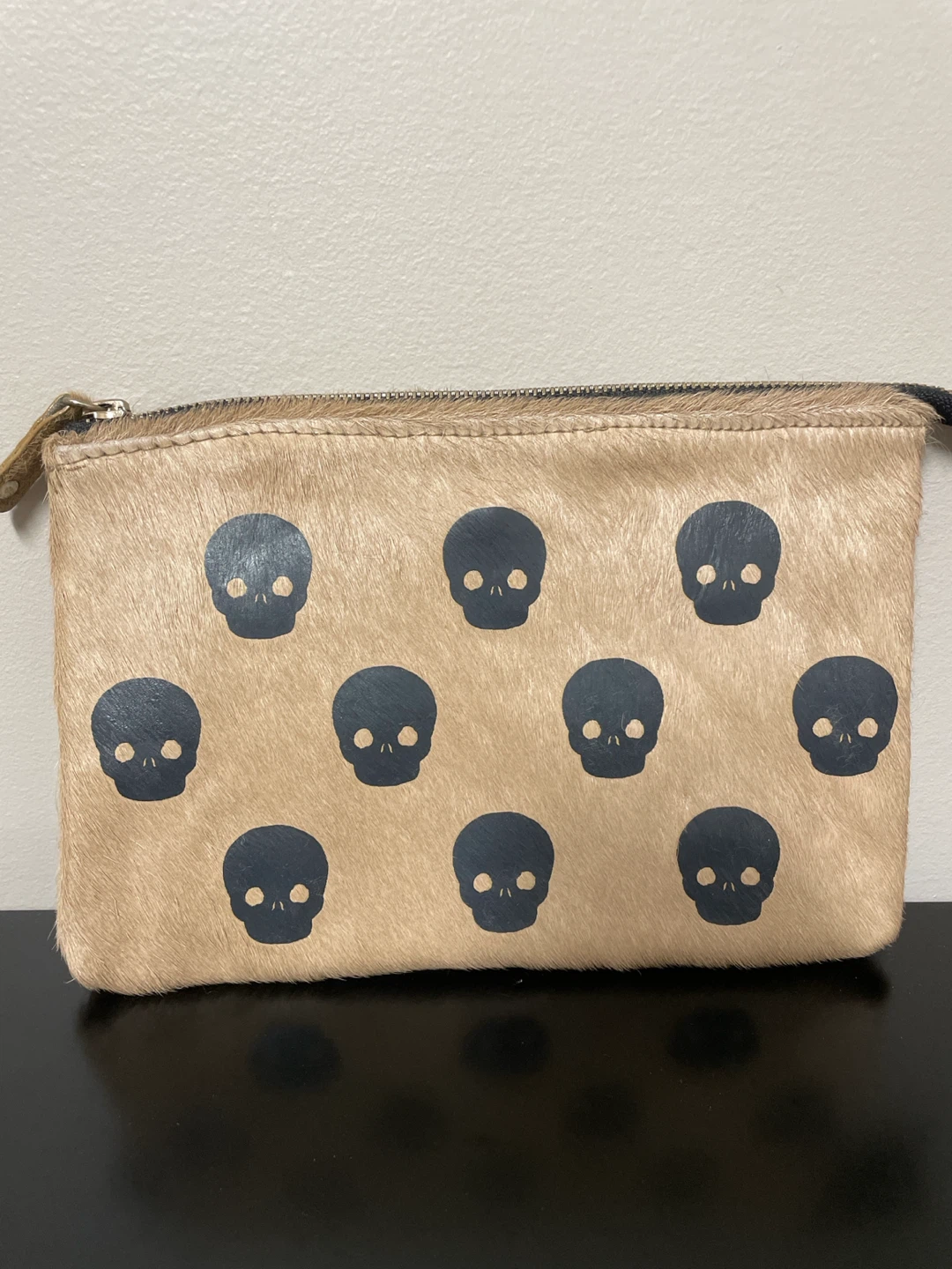 Zara Clutch with Skull Design