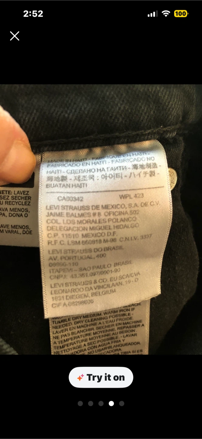 Levi's Black Jeans - photo 4