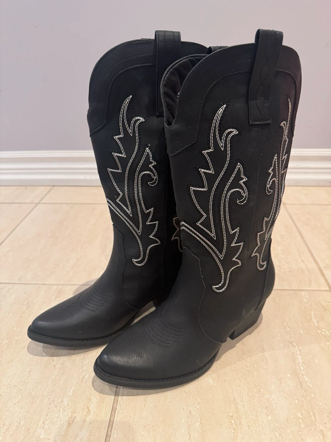 Black Western Cowboy Boots