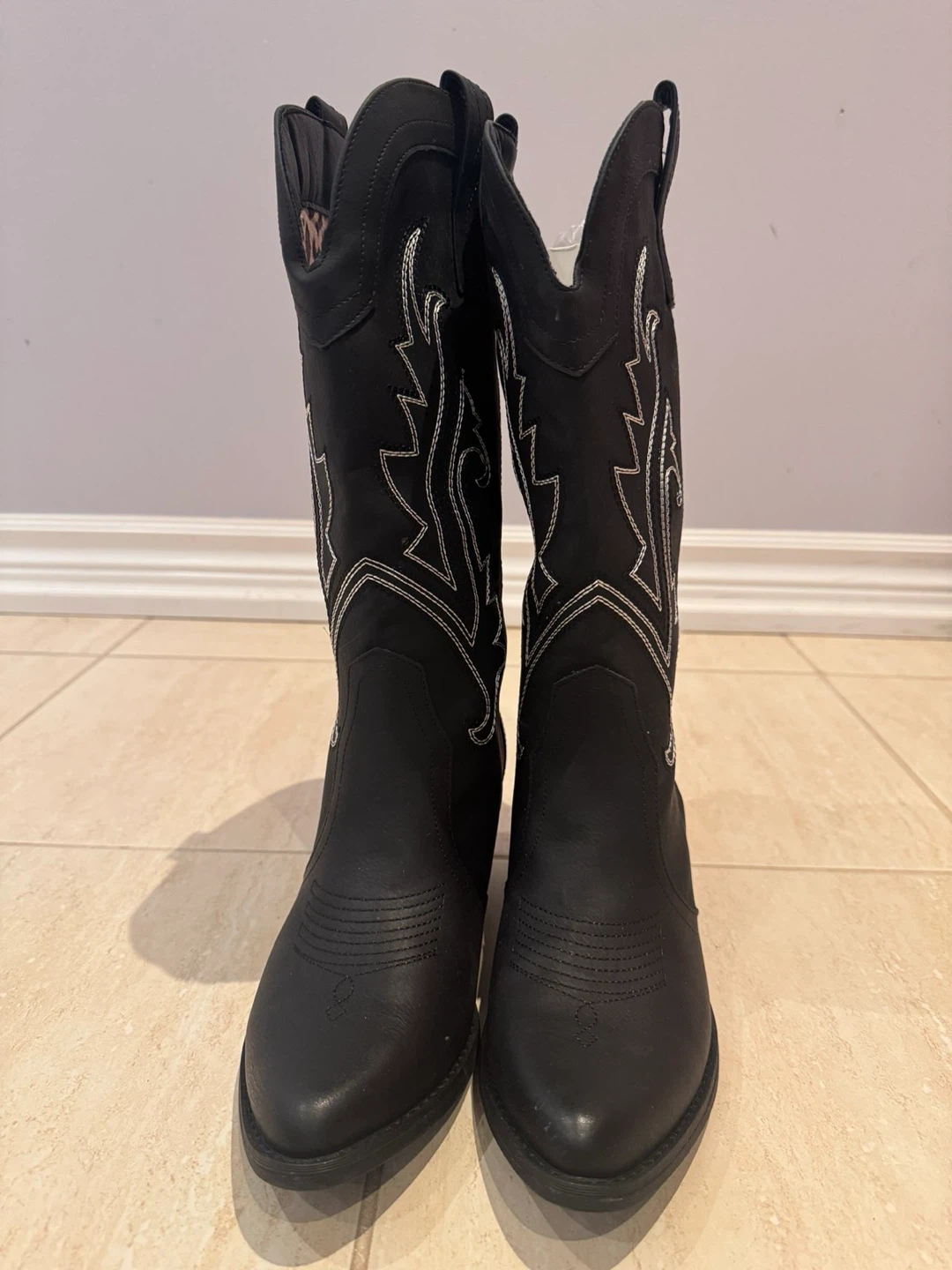 Black Western Cowboy Boots - photo 5