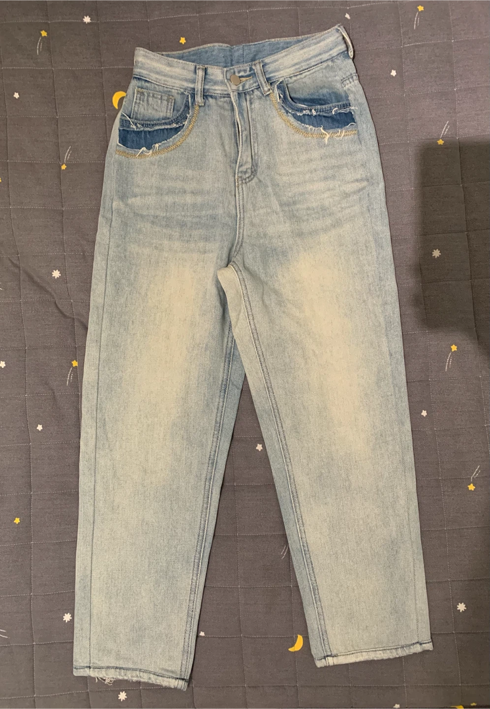 Light Wash Denim Jeans