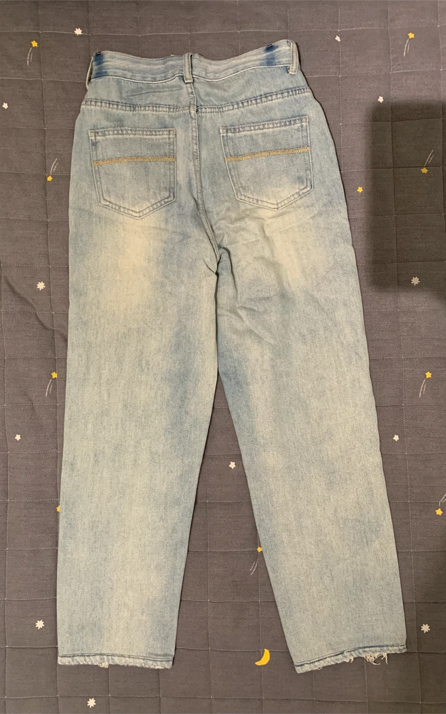 Light Wash Denim Jeans - photo 2