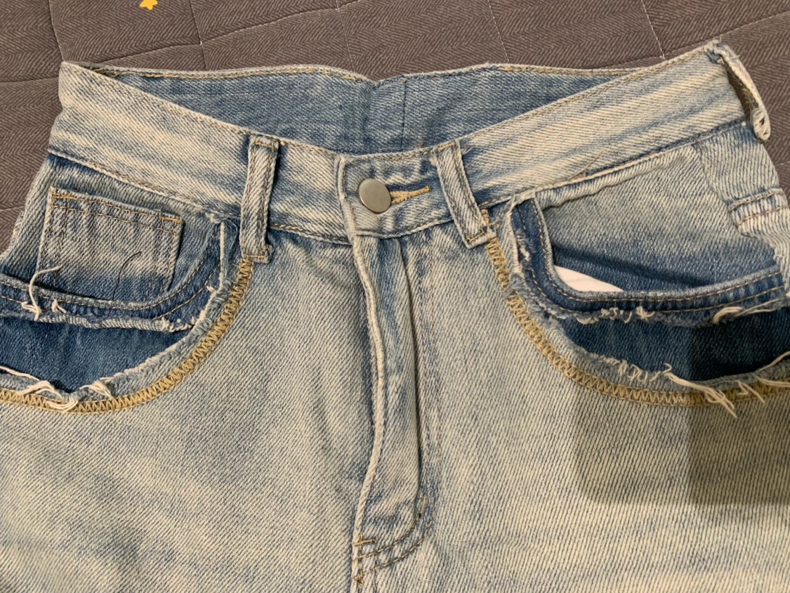 Light Wash Denim Jeans - photo 3