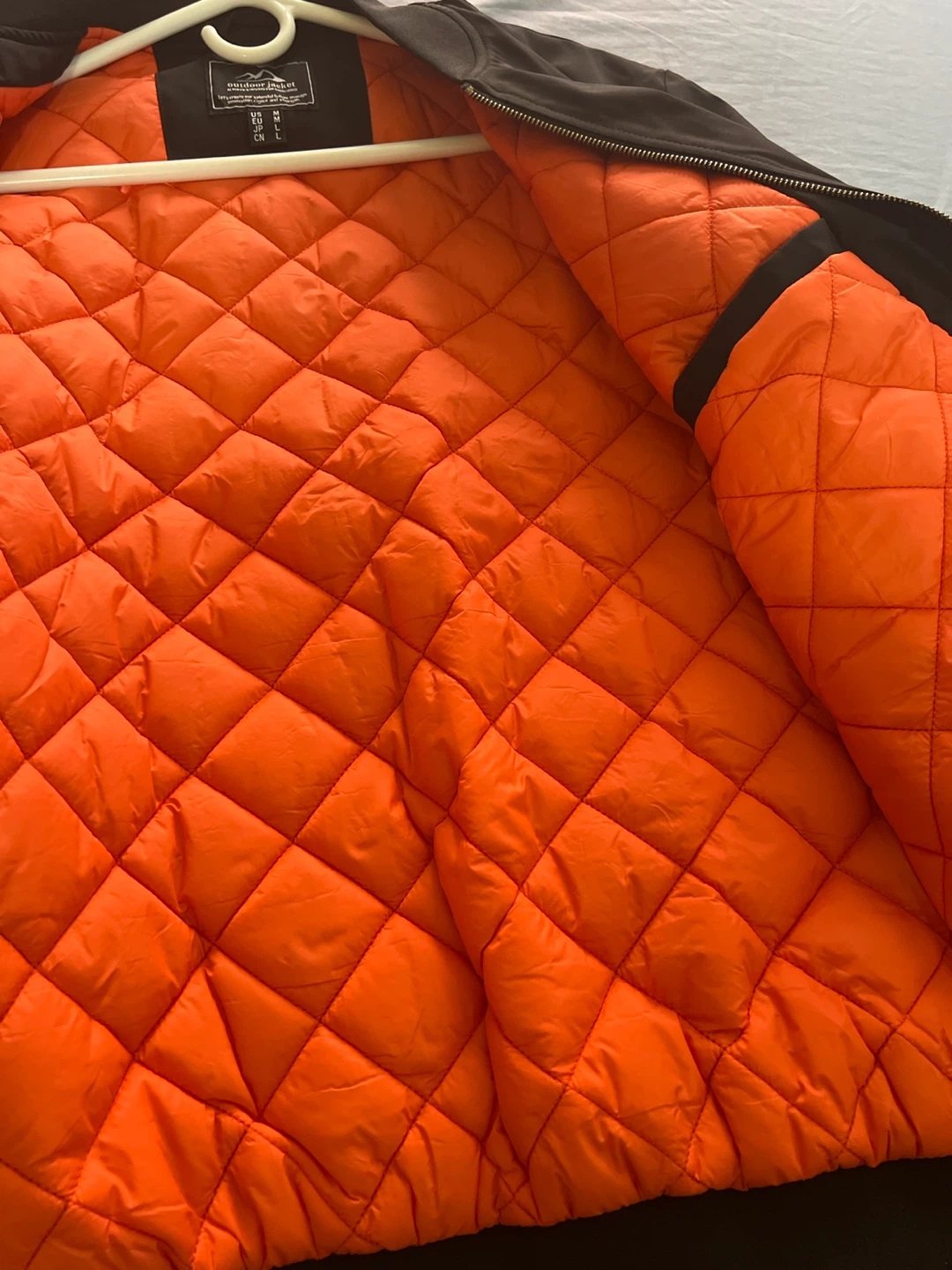 Outdoor Jacket Black Puffer Bomber Size M - photo 2