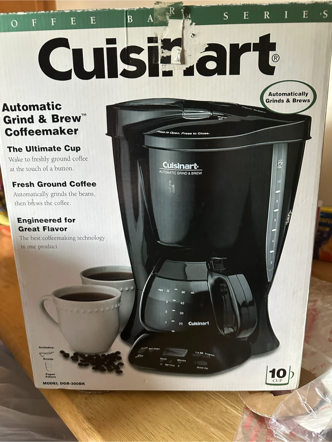 Cuisinart Automatic Grind & Brew Coffeemaker DGB-300BK - photo 3