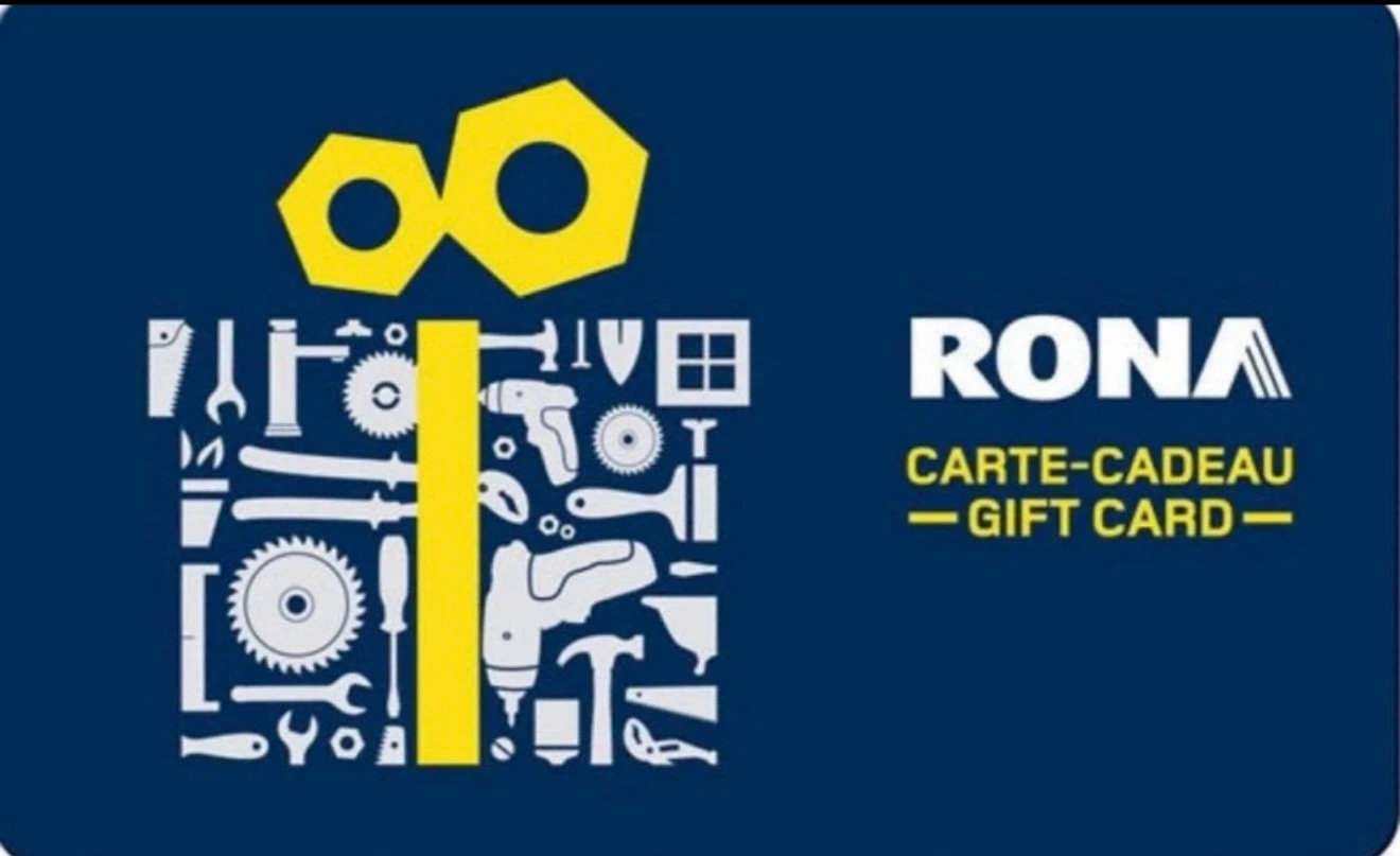 RONA Gift Card $190.51 Total Value / Over 20% Discount!
