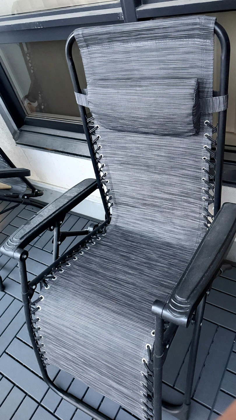 2 Grey zero gravity chair (move out sale)