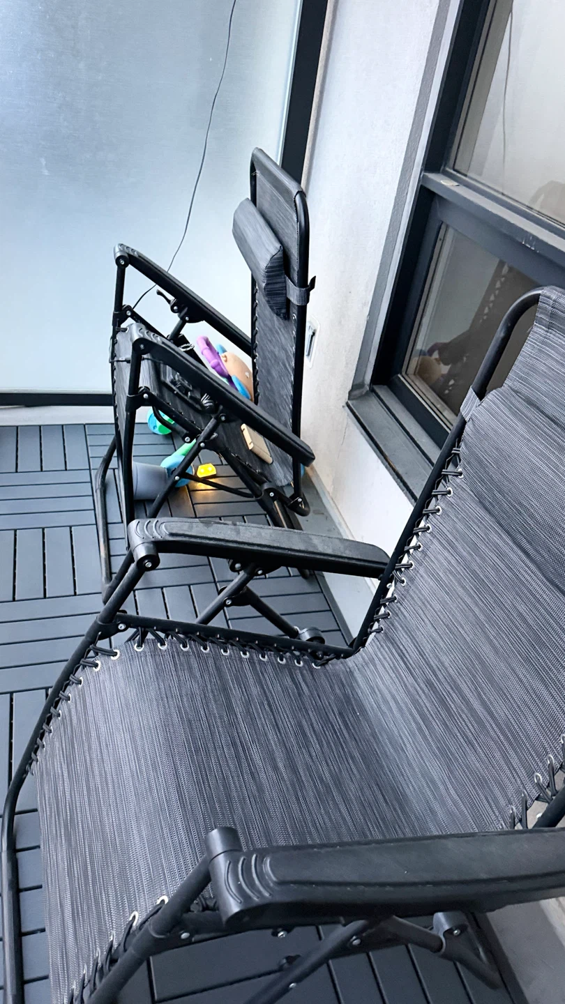 2 Grey zero gravity chair (move out sale) - photo 2