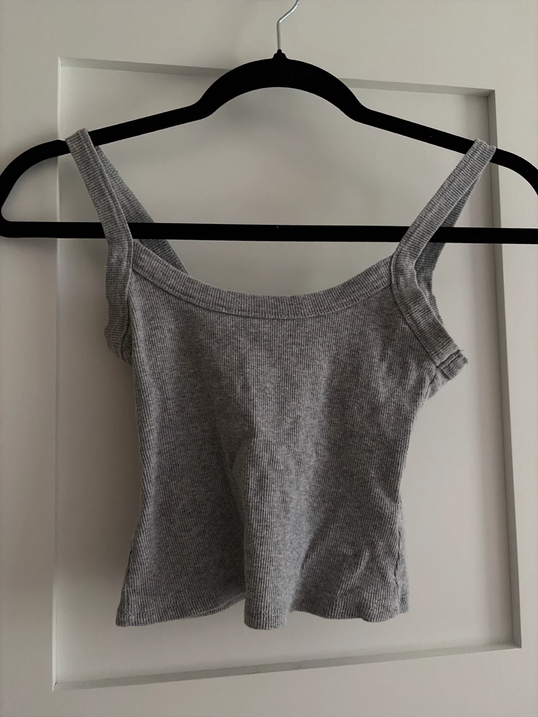 Ardene Basic Grey Ribbed Tank Top S/P