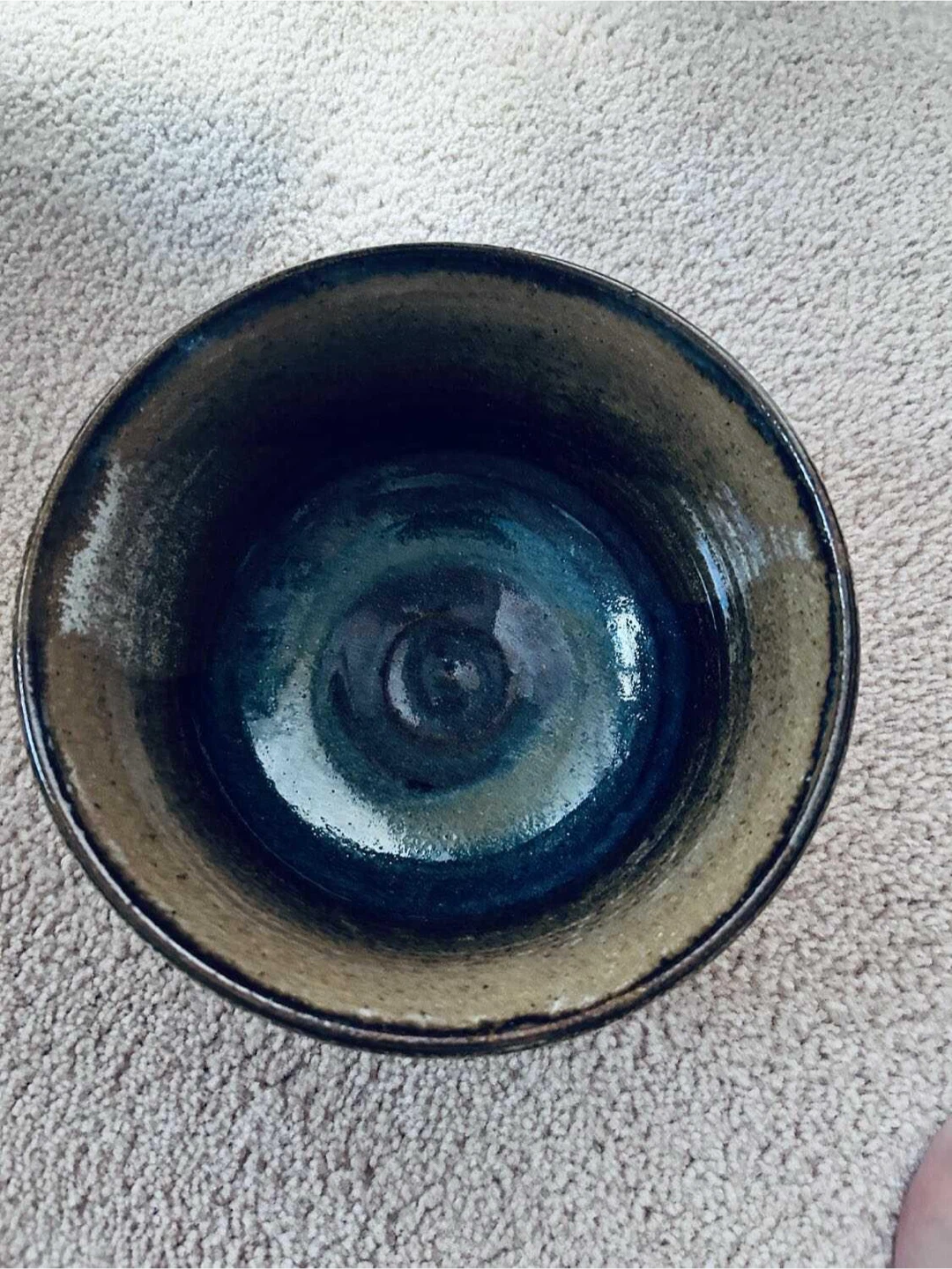 Vintage Handmade Pottery Bowl - photo 2