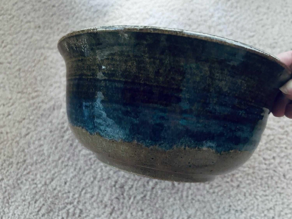 Vintage Handmade Pottery Bowl - photo 4