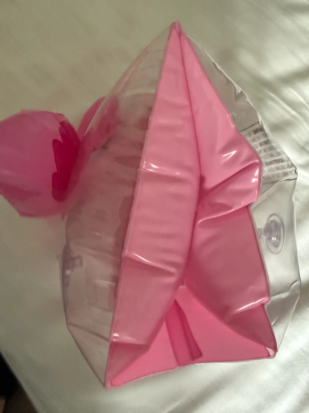 Single Pink Flamingo Inflatable Arm floatie - photo 2