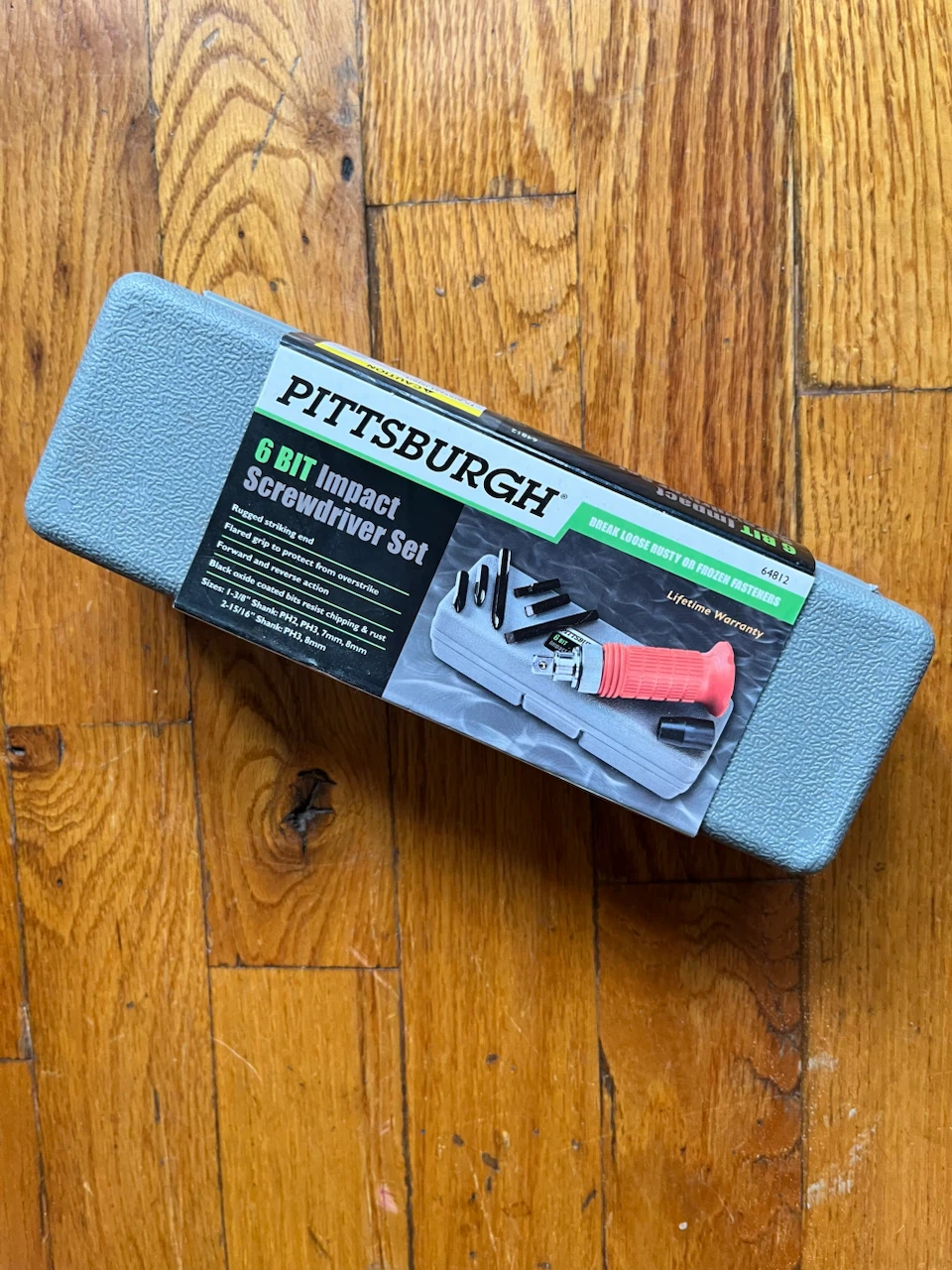 Pittsburgh 6-Bit Impact Screwdriver Set