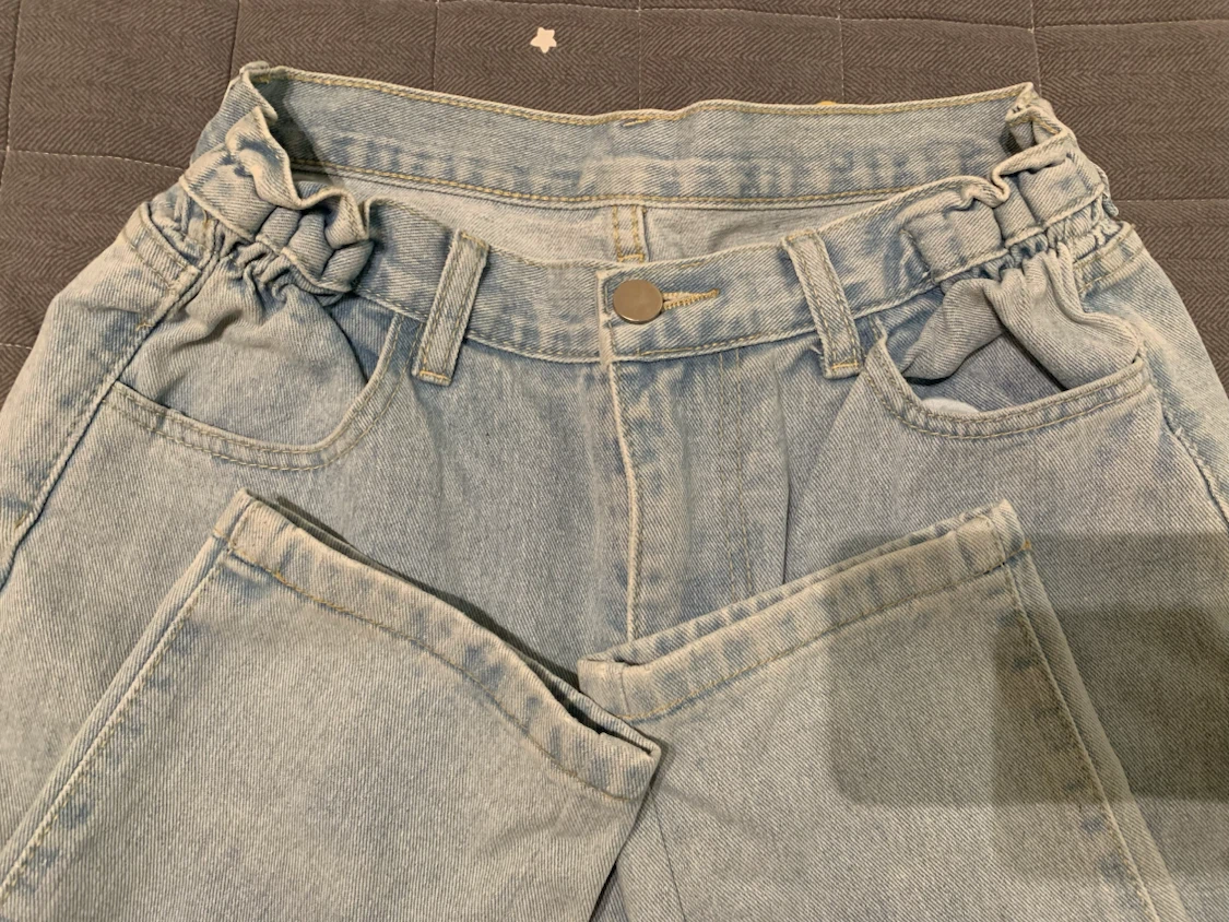 Light Wash Denim Jeans - photo 3