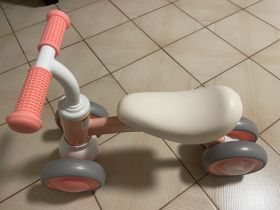 Pink Balance Bike for Toddlers