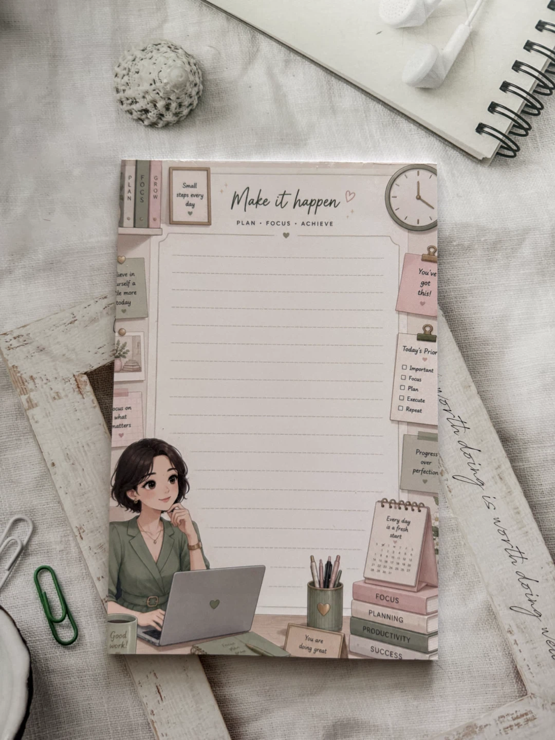 Make it Happen Notepad