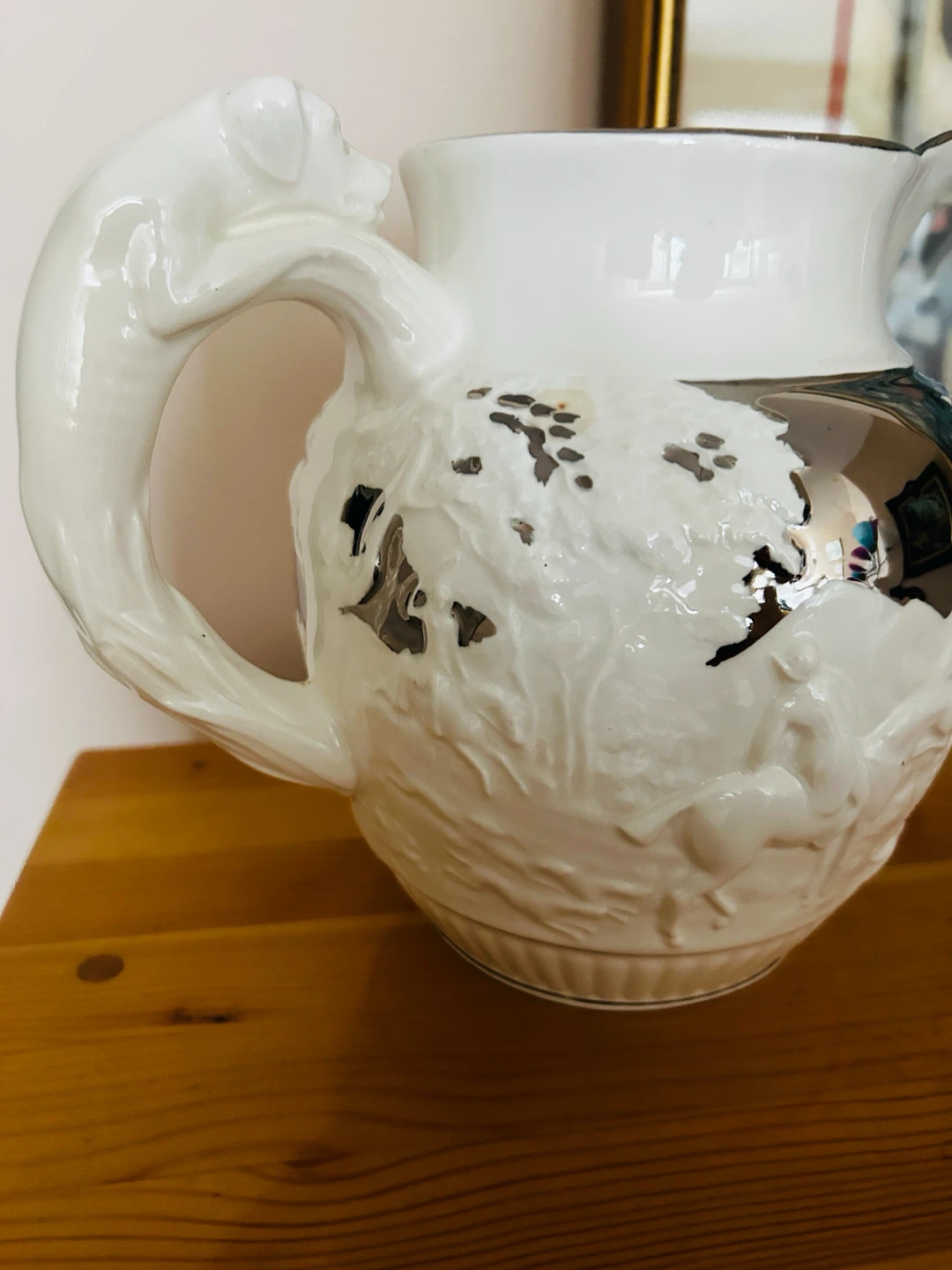 Huge rare Wedgwood Jug with Dog Handle - photo 4